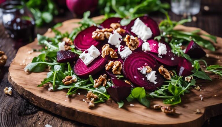 Sous Vide Beetroot and Goat Cheese Salad