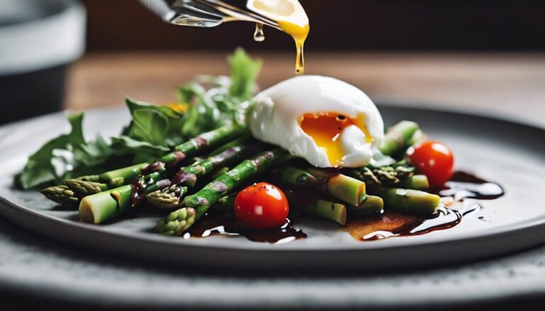 Sous Vide Asparagus and Poached Egg Salad