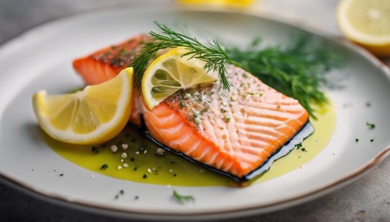 Sous Vide Organic Salmon With Dill and Lemon