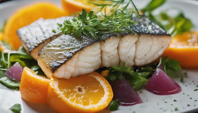 Sous Vide Sea Bass With Citrus Salad