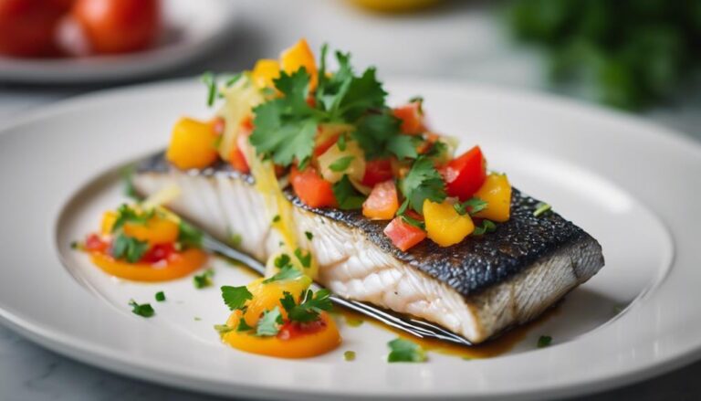 Sous Vide Sea Bass With Citrus Salsa