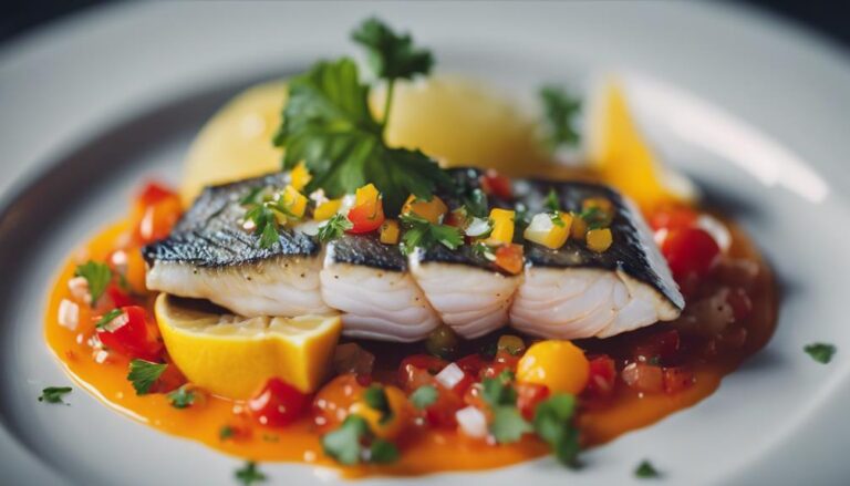 Sous Vide Sea Bass With Citrus Salsa