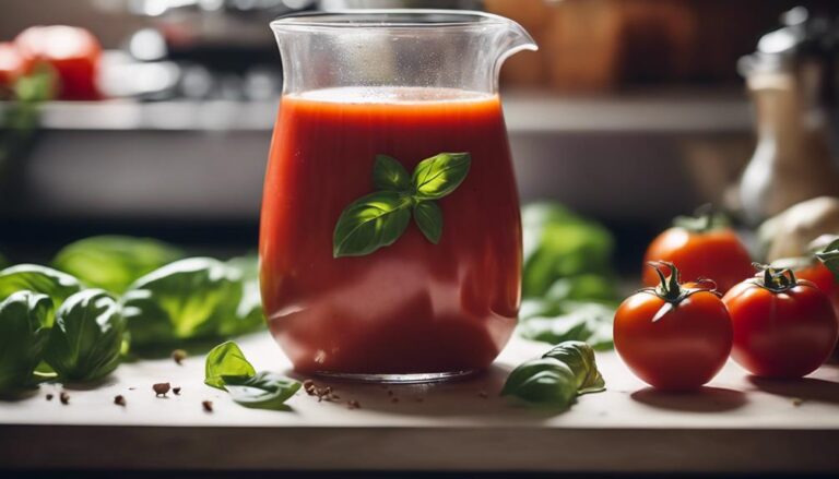 Sous Vide Tomato and Basil Soup