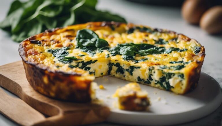 Sous Vide Egg Frittata With Feta and Spinach