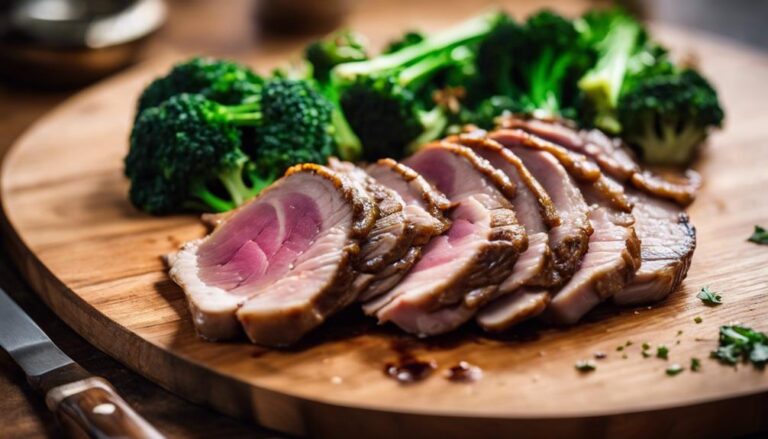 Sous Vide Duck Breast With Broccoli Rabe