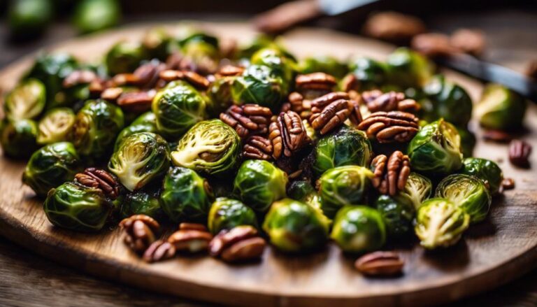 Sous Vide Roasted Brussel Sprouts With Pecans