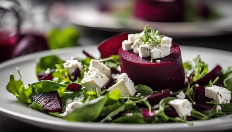 Sous Vide Organic Beet and Goat Cheese Salad