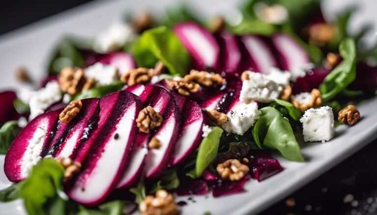 Sous Vide Beet and Goat Cheese Salad