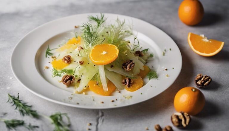 Sous Vide Fennel and Orange Salad With Walnuts