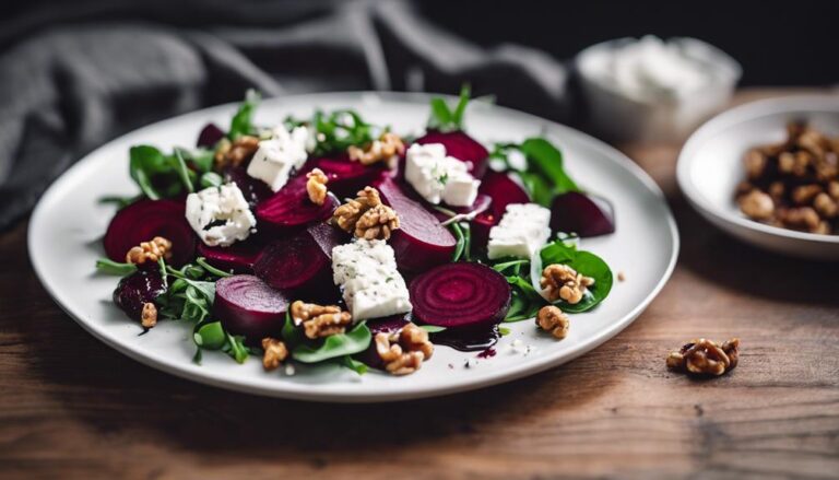 Sous Vide Beetroot Salad With Goat Cheese