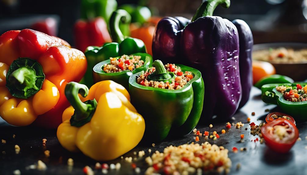 gourmet stuffed bell peppers