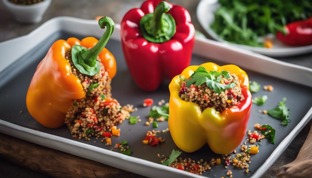 gourmet stuffed peppers recipe