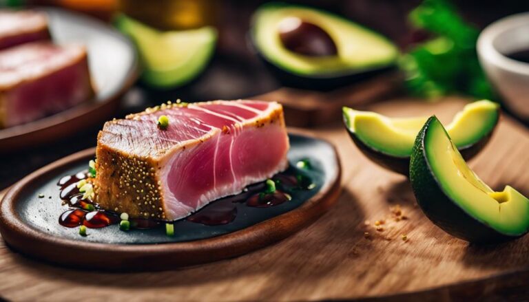 Sous Vide Seared Tuna With Avocado