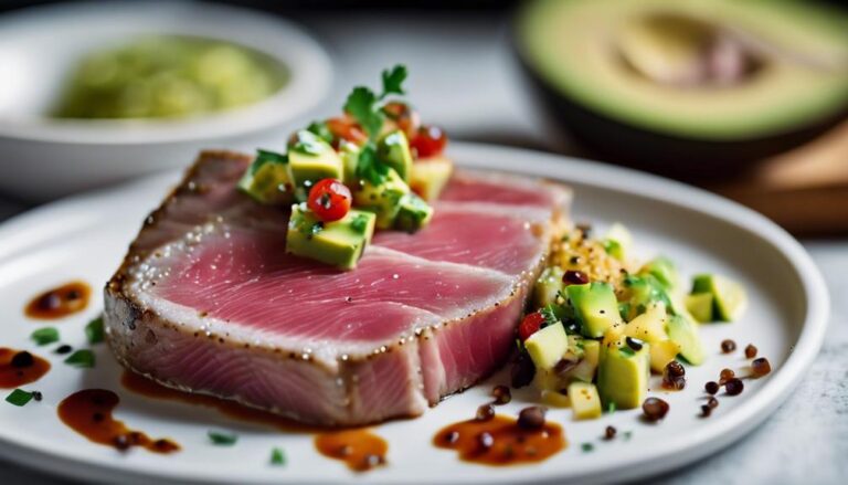 Sous Vide Seared Tuna With Avocado Salsa