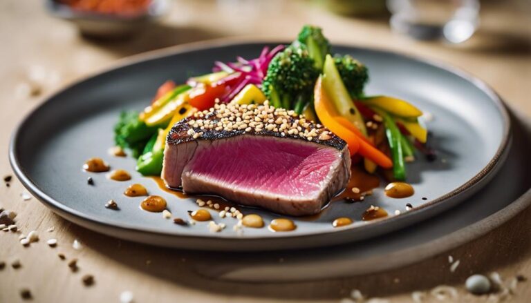 Sous Vide Tuna Steak With Sesame Ginger Sauce