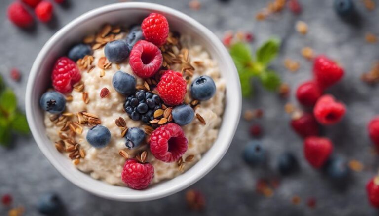 Sous Vide Oatmeal With Fresh Berries and Flaxseed