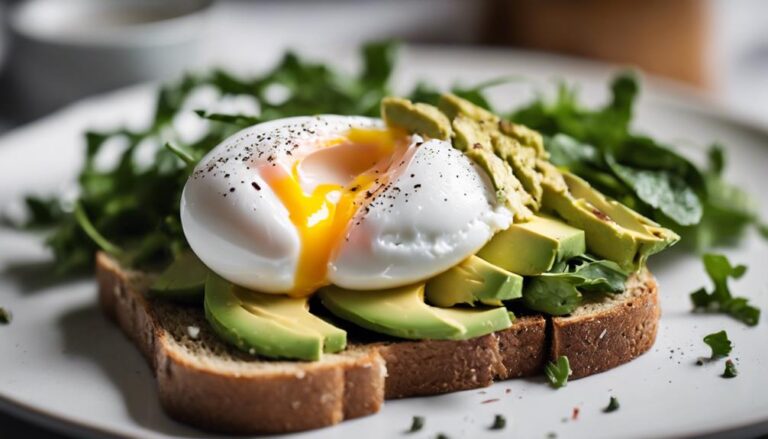 Whole Grain Toast With Avocado and Sous Vide Poached Egg