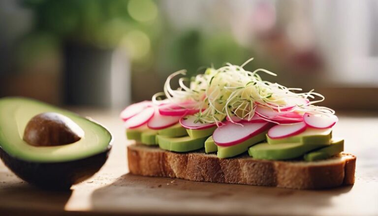 Morning Zen: Avocado Toast With Radish Sprouts