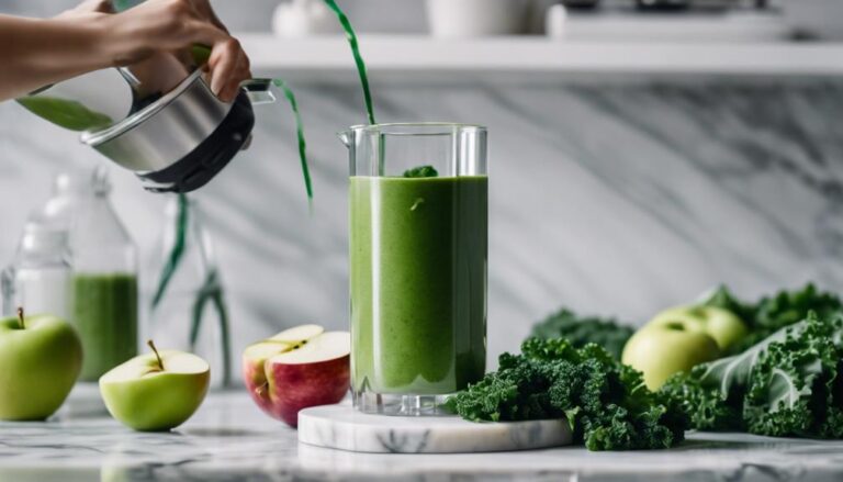 Sous Vide Kale and Apple Breakfast Smoothie