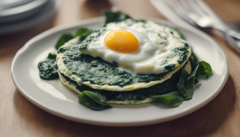 Sous Vide Spinach and Egg White Omelet