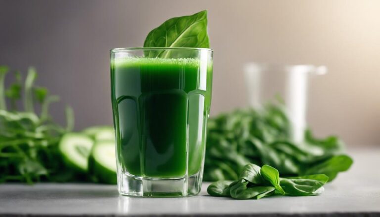 Vegetable Juice With Spinach and Celery