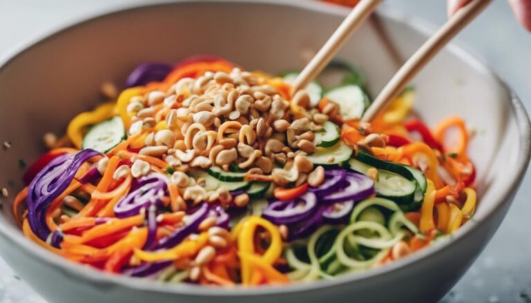 Nourishing Noodle Salad With Peanut Sauce