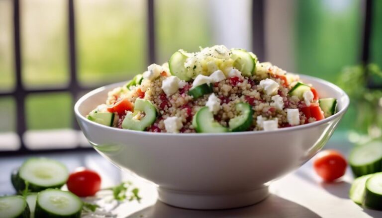 Midday Mindfulness: Quinoa Salad With Cucumber and Feta