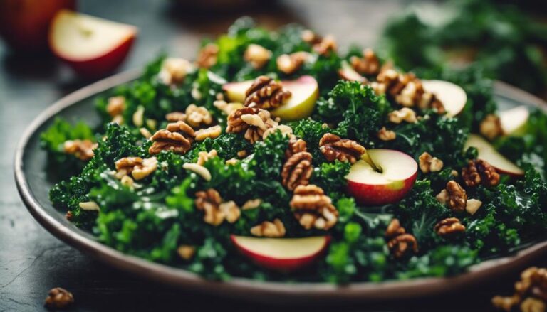 Conscious Crunch: Kale and Apple Salad With Walnuts