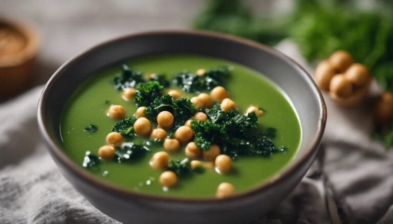 Sous Vide Kale and Chickpea Soup