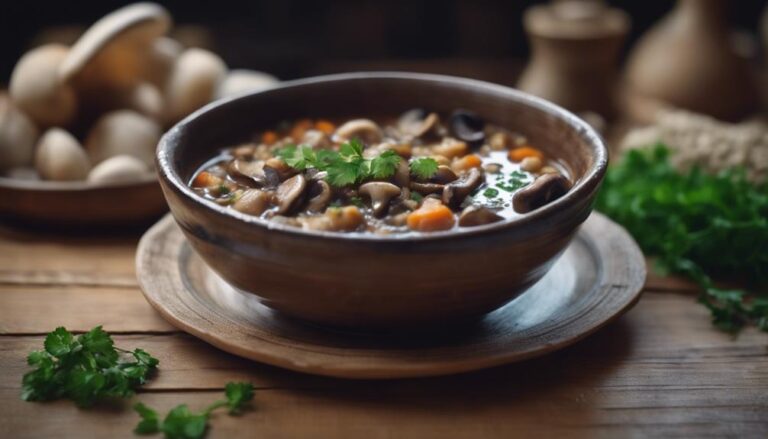 Fulfilling Mushroom and Barley Stew