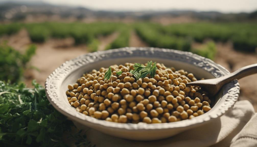 historical roots of chickpeas