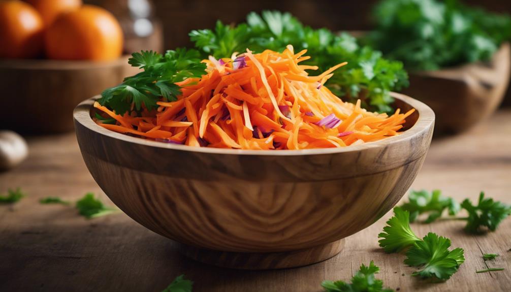 history of carrot salad