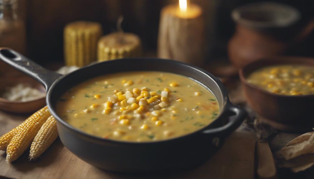 history of corn chowder