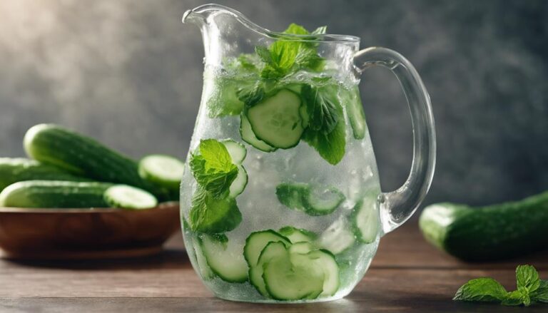 Refreshing Cucumber Mint Water