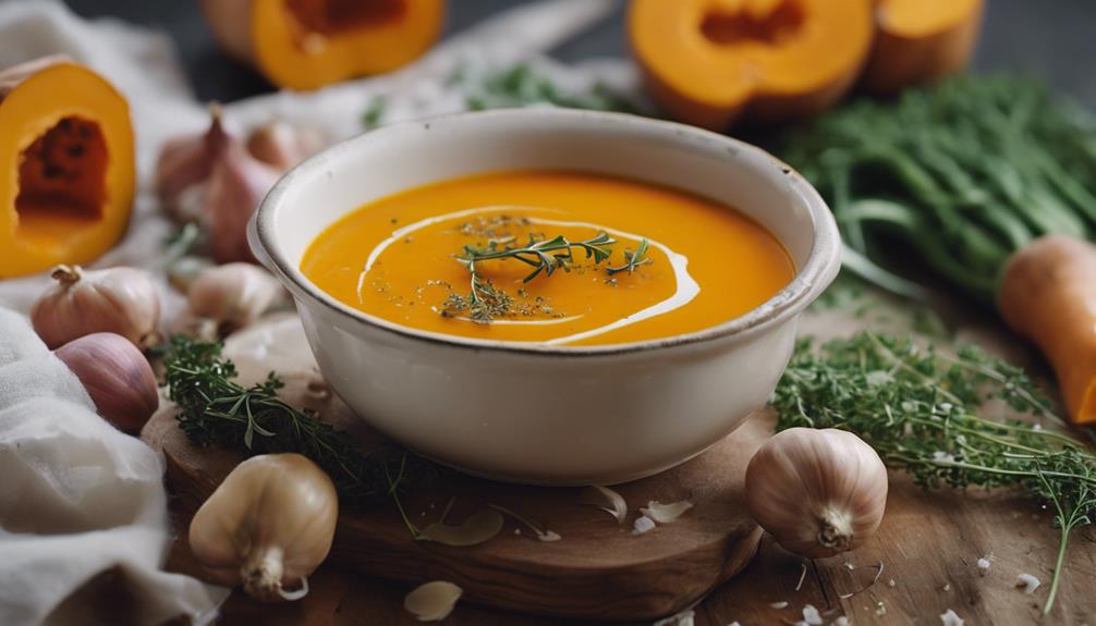 ingredients for butternut soup