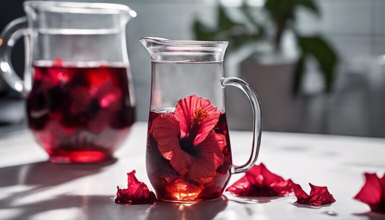 Sous Vide Cold Brew Hibiscus Tea