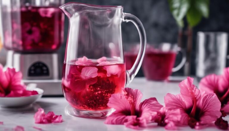 Sous Vide Cold Brew Hibiscus Tea