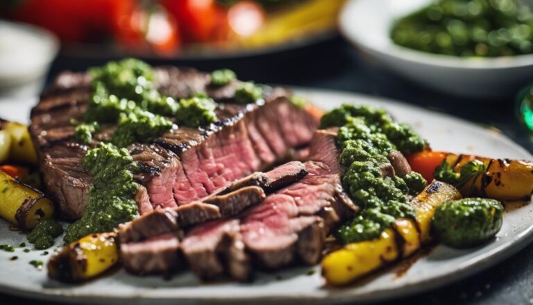 Sous Vide Flank Steak With Chimichurri