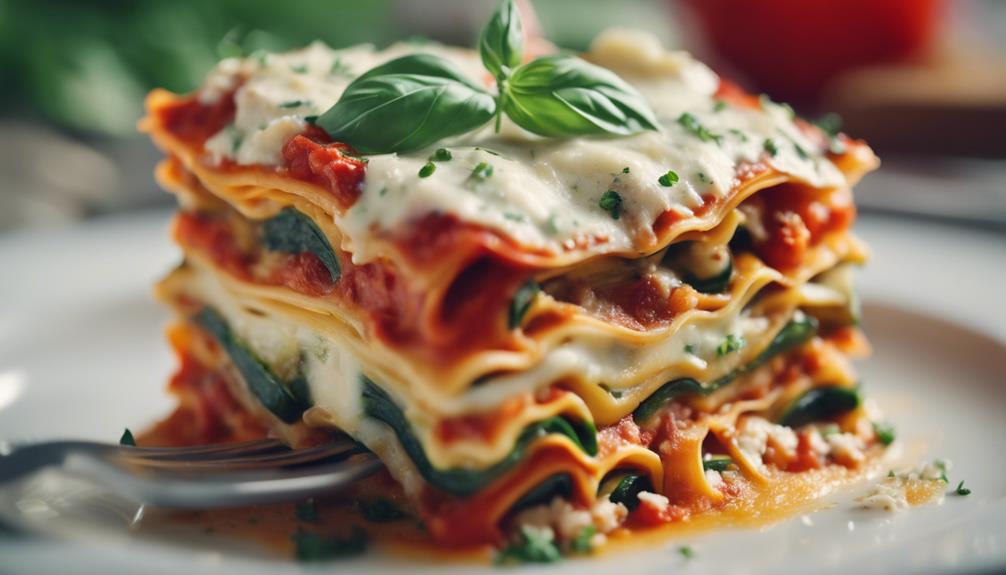 lasagna essentials and ingredients