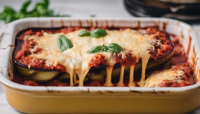 Sous Vide Eggplant Parmesan" (Carbs and Protein)