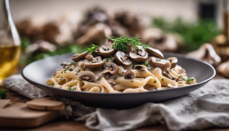 Sous Vide Mushroom Stroganoff" (Carbs)