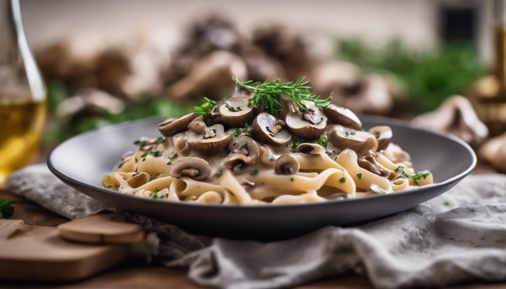 low carb mushroom stroganoff recipe