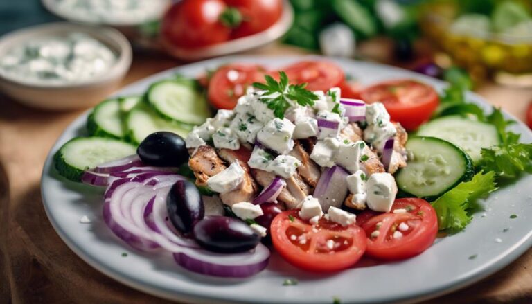 Greek Chicken Salad With Tzatziki