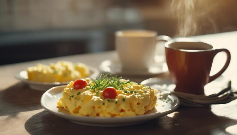 Mindful Mornings: Scrambled Eggs With Chives and Tomatoes