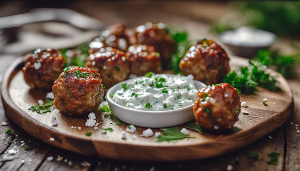 mouth watering mediterranean meatballs