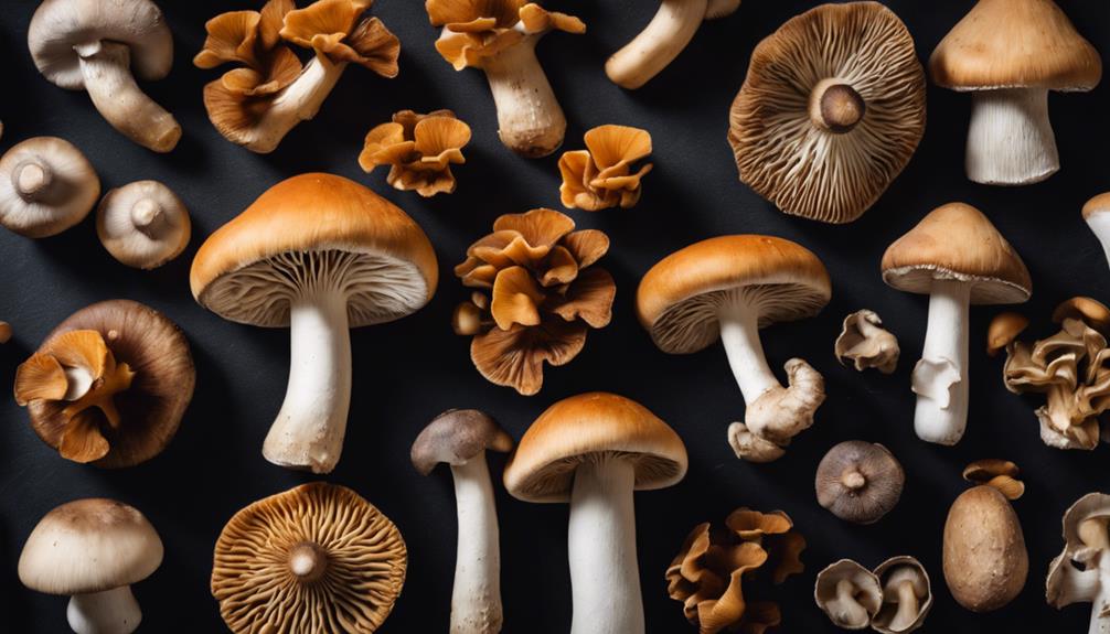 mushroom types and uses