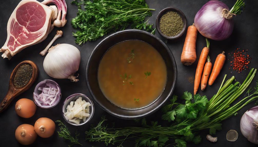 nourishing ingredients in soup