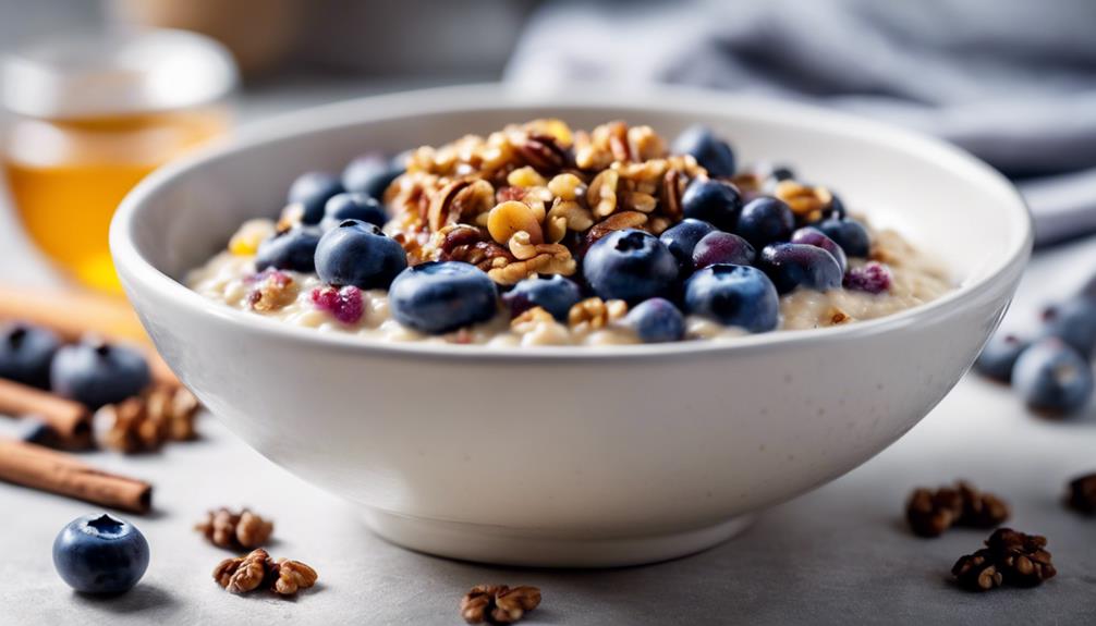 oatmeal bar with variety