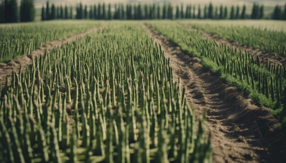 origin of asparagus growth