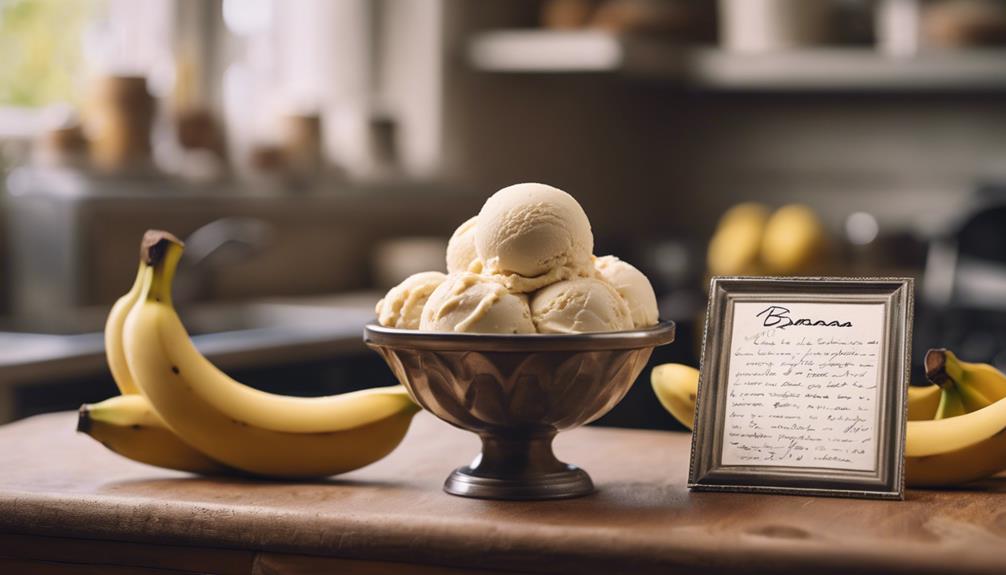 origin of banana ice cream